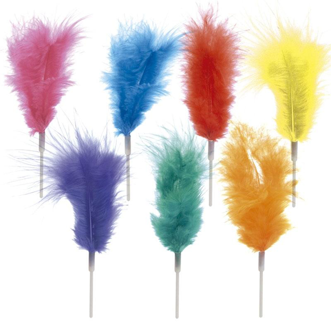 Plumas Marabú de Colores · 12 unidades · Artipas