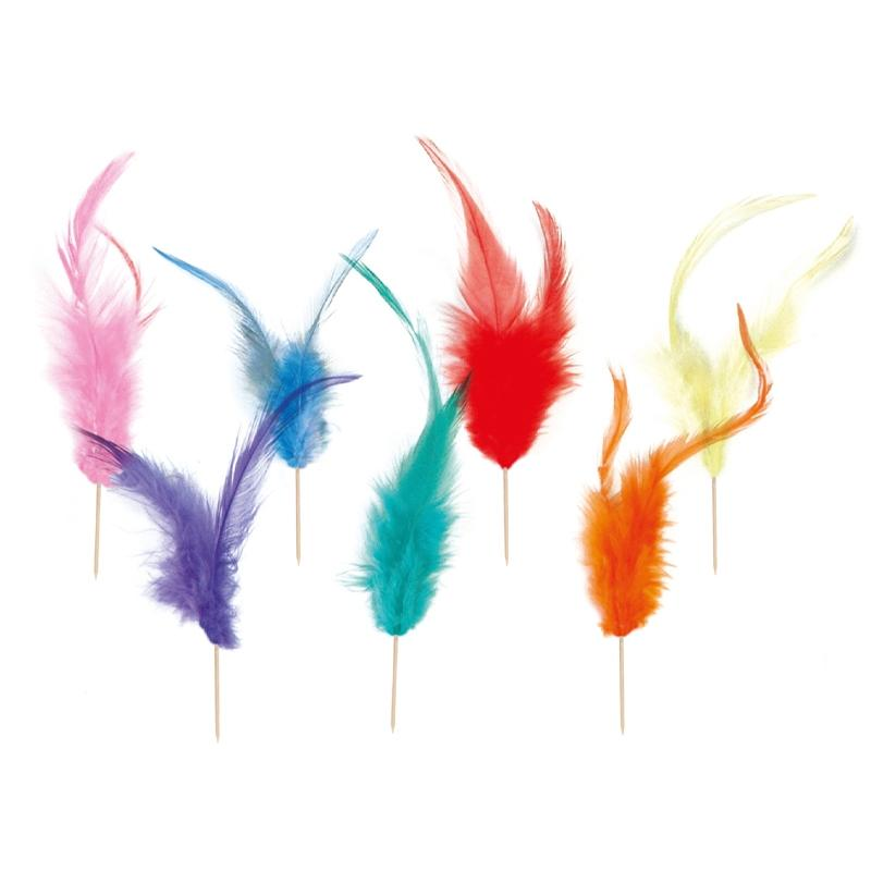 Plumas Pequeñas Pick de madera Surtidas · 200 unidades · Artipas