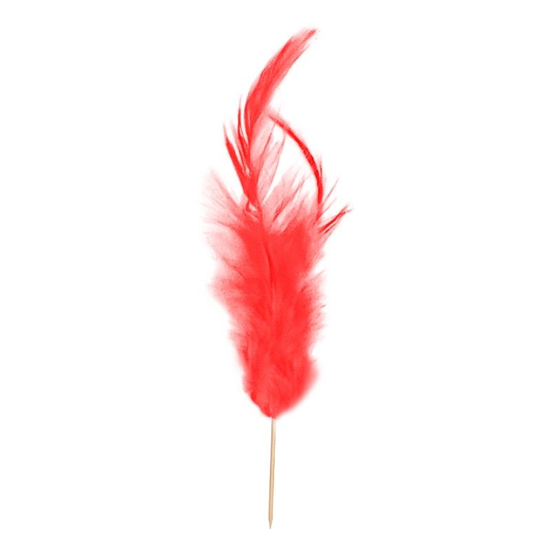 Plumas Pequeñas Pick de madera Rojo · 200 unidades · Artipas