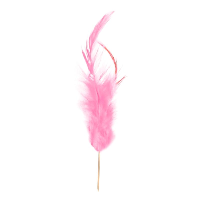 Plumas Pequeñas Pick de madera Rosa · 200 unidades · Artipas