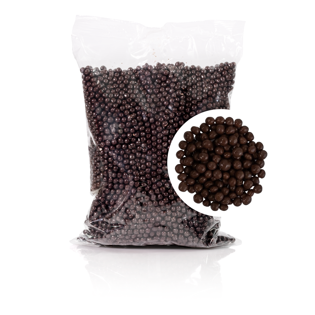 Esferas Choc. Negro Crujiente · 500 unidades · Artipas