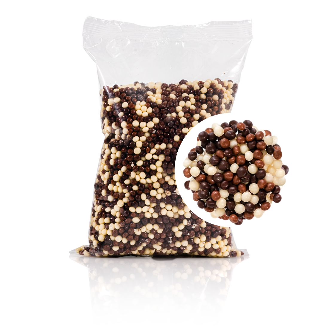Perlas de Chocolate Blanco Crujientes · ref AR03112 · 500 unidades · Artipas