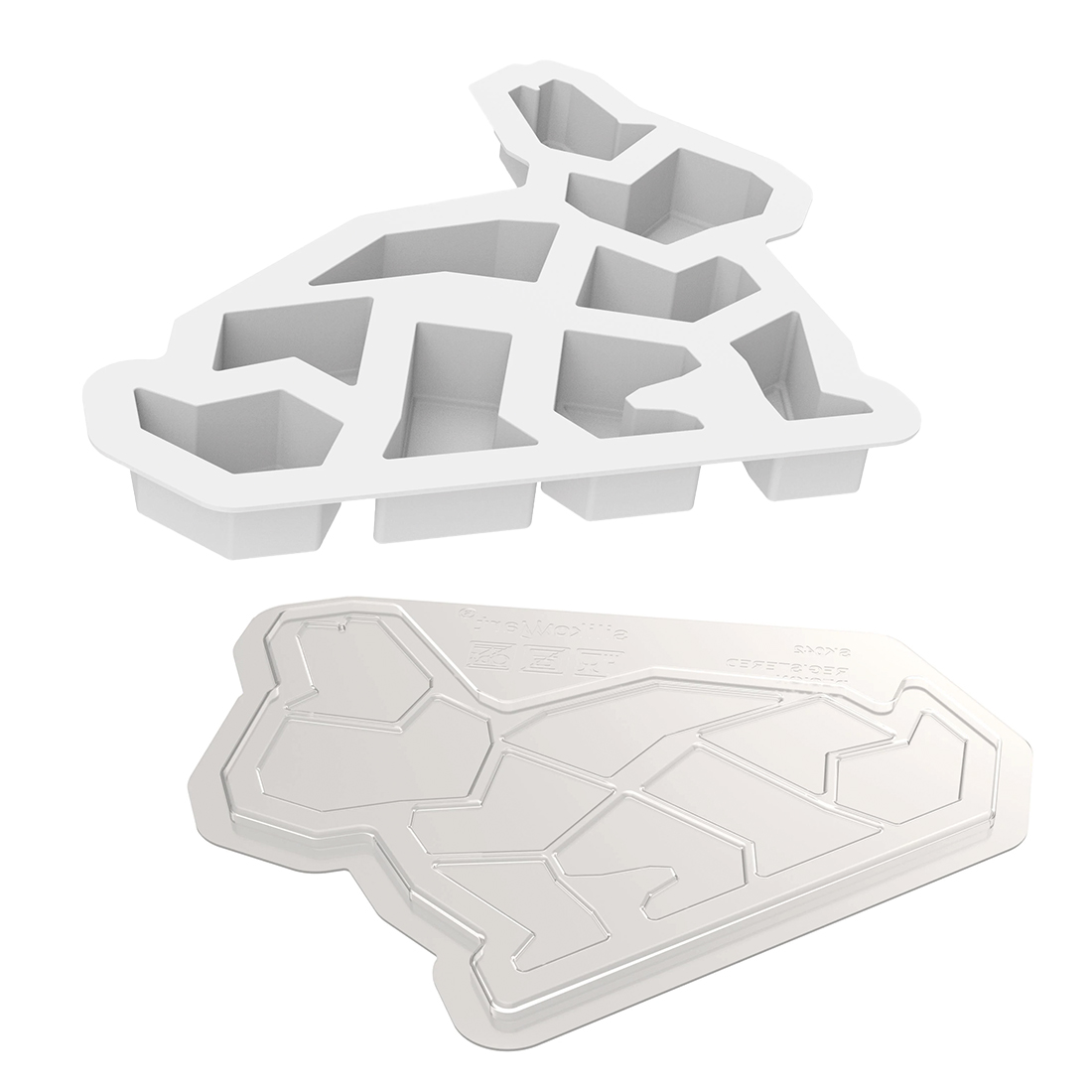 Silicone mould Bunny 520 - 276x268 h 31 mm + thermoformed mould · Artipas