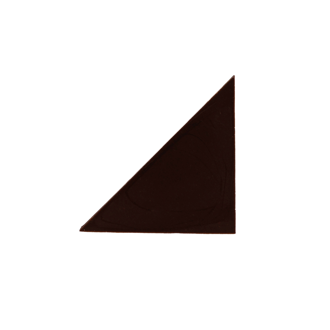 Triangular plate Chocolate Black 4,5 cm · 240 unidades · Artipas
