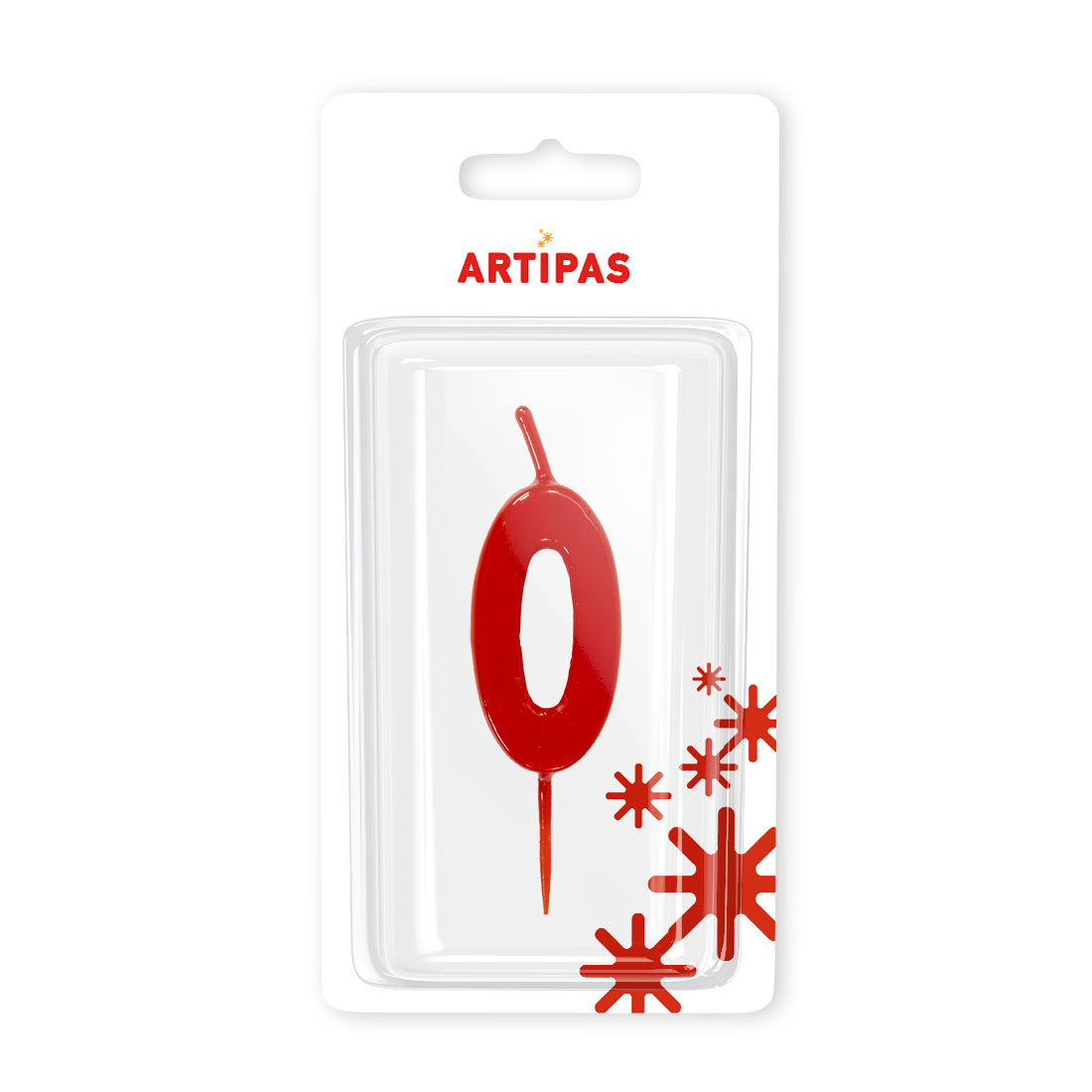 Velas Relieve Palillo Blister Nº0 · Artipas