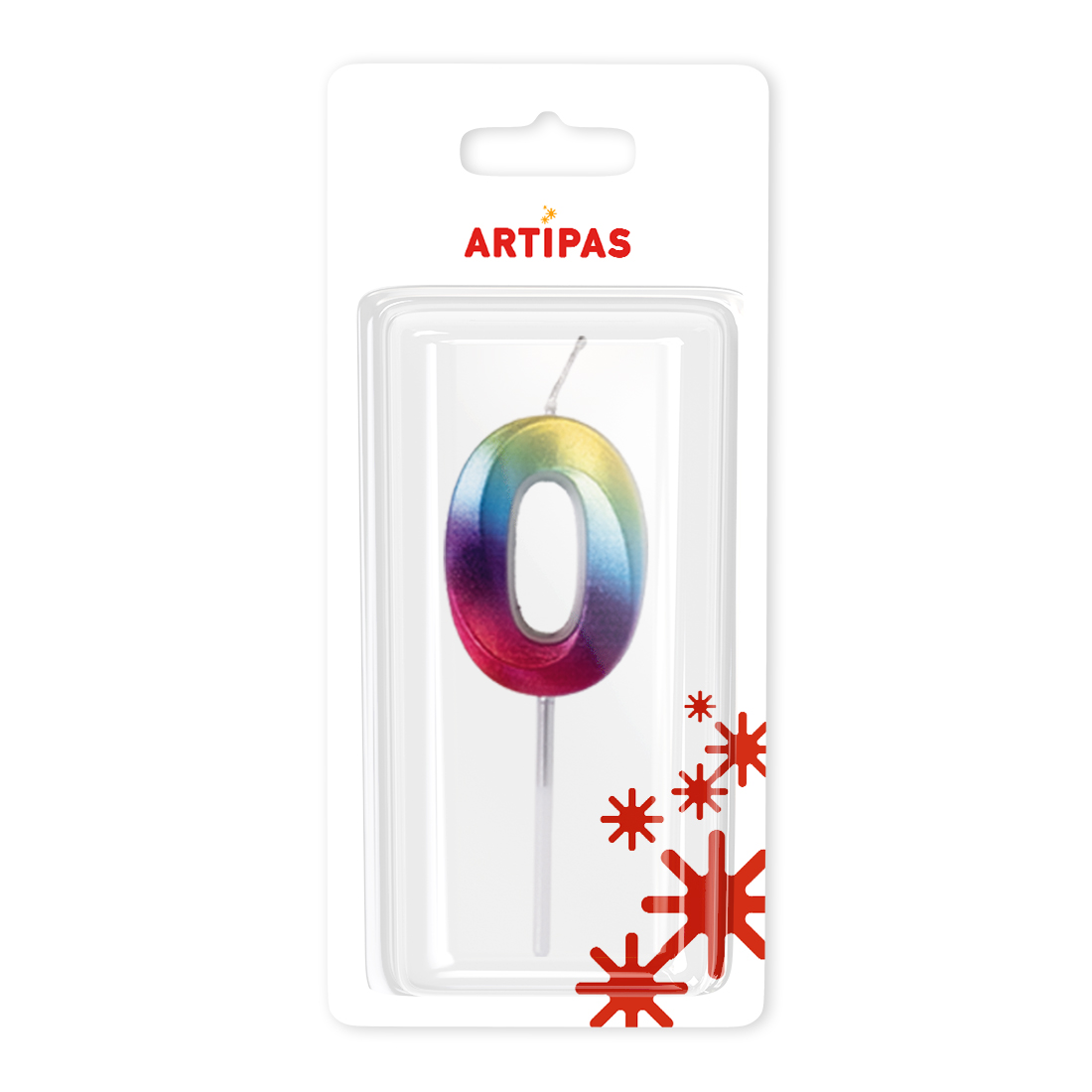 Velas Multicolor Pequeñas Blister Nº0 · Artipas
