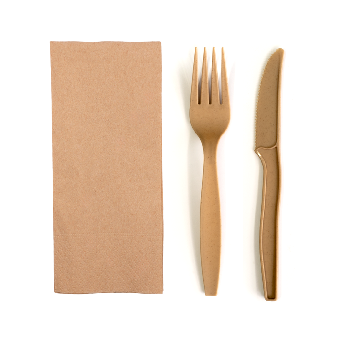 Kit 3 en 1· Tenedor + Cuchillo + Servilleta · Artipas