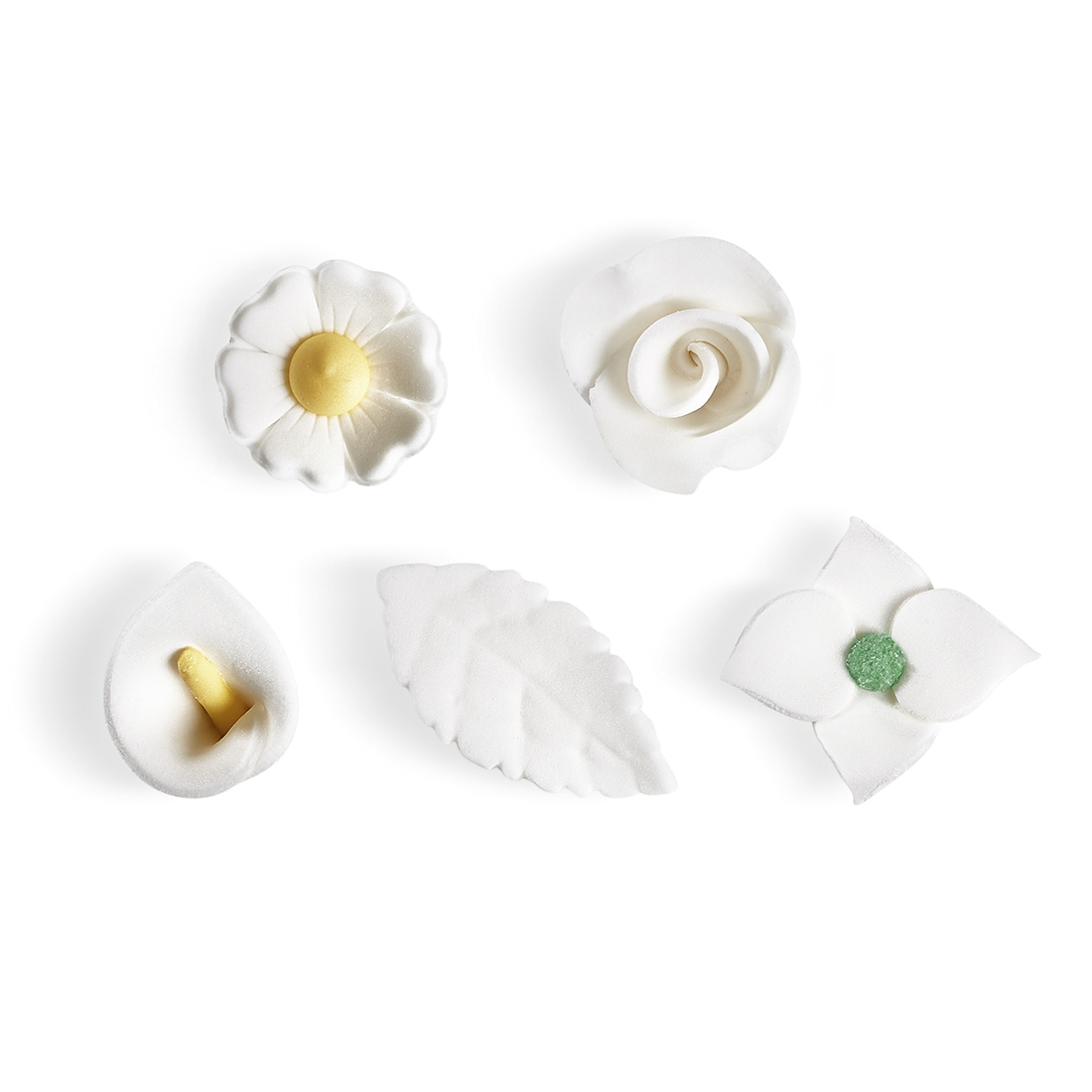 Flores Blancas de Azúcar · 120 unidades · Artipas