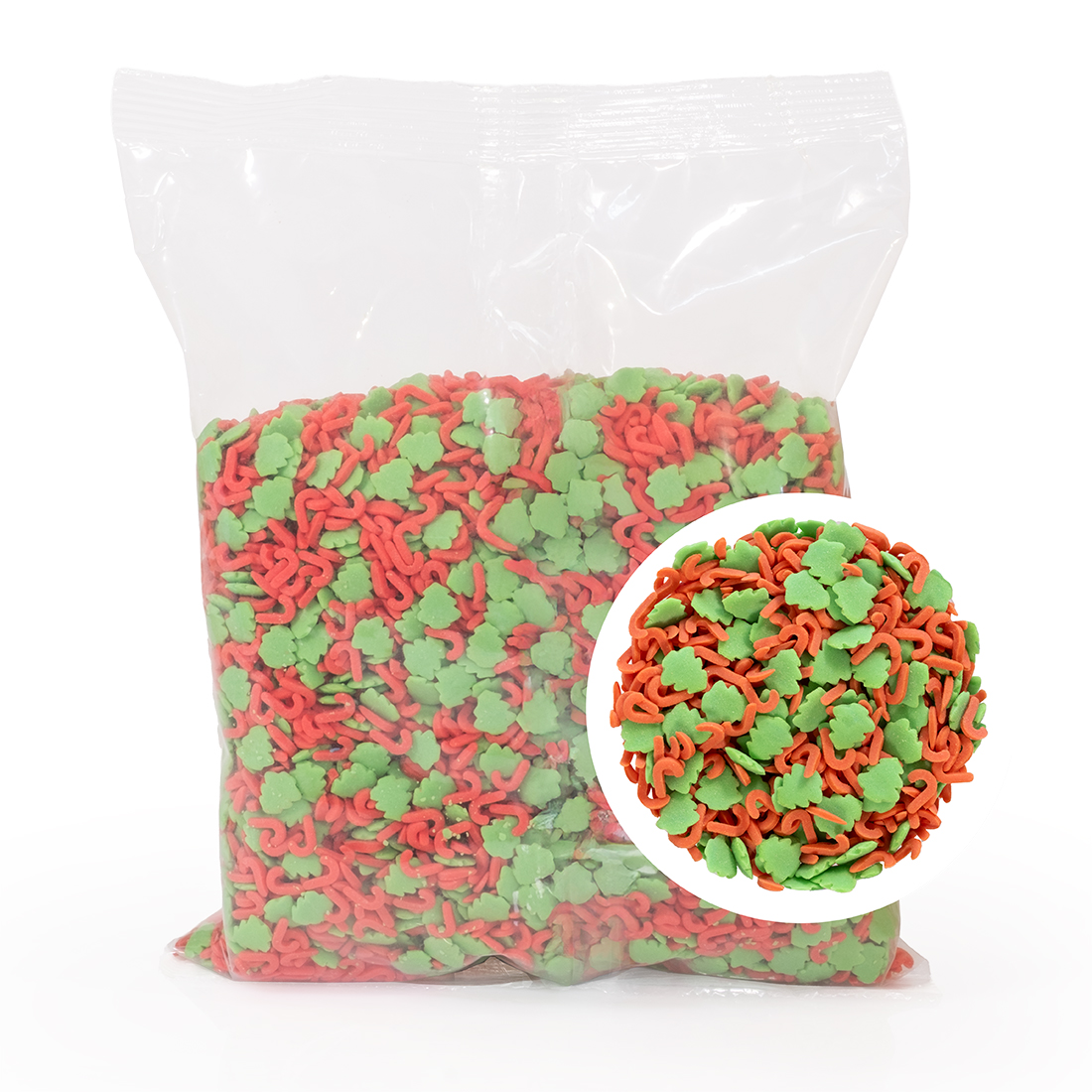 Mix Navidad de Azúcar Pino y Bastón (1 kg) · Artipas