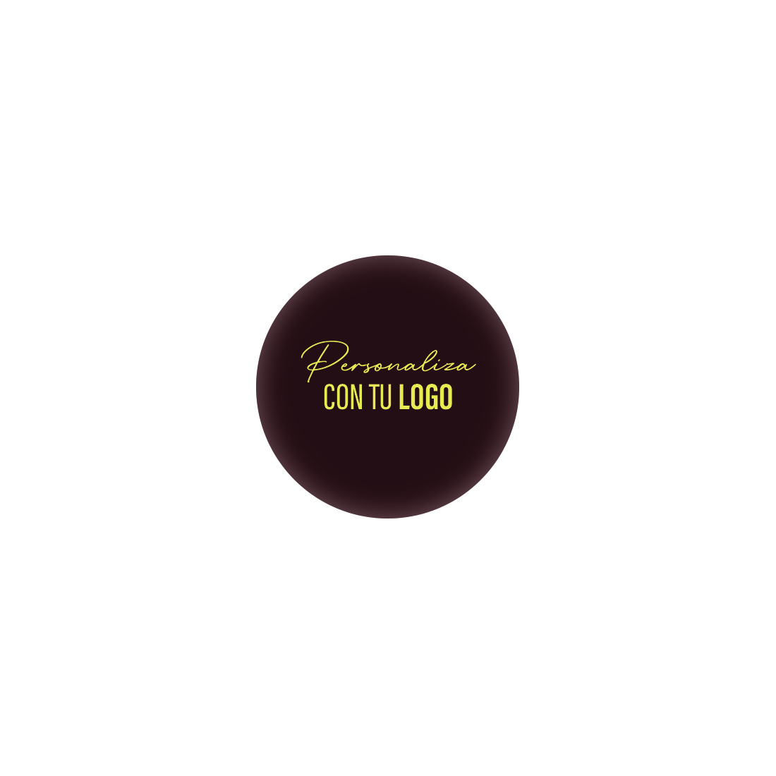 Placa personalizada de chocolate circular ø20 mm (1120 u.) · Artipas
