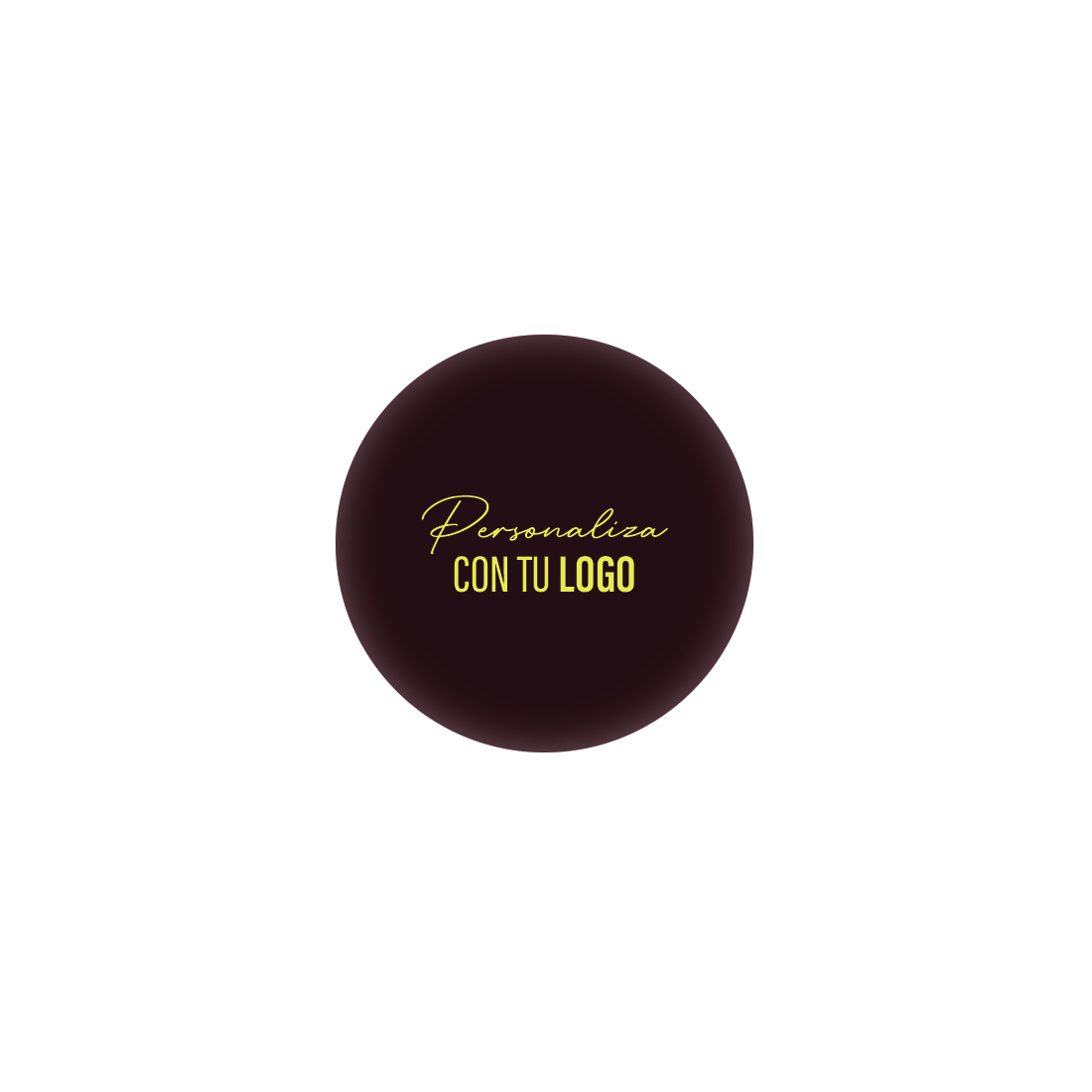 Placa personalizada de chocolate circular ø25 mm (920 u.) · Artipas