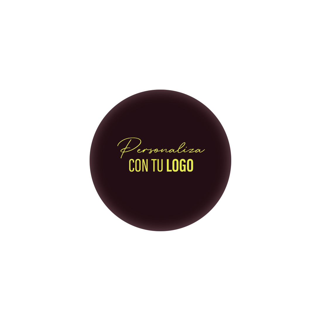 Placa personalizada de chocolate circular ø30 mm (240 u.) · Artipas