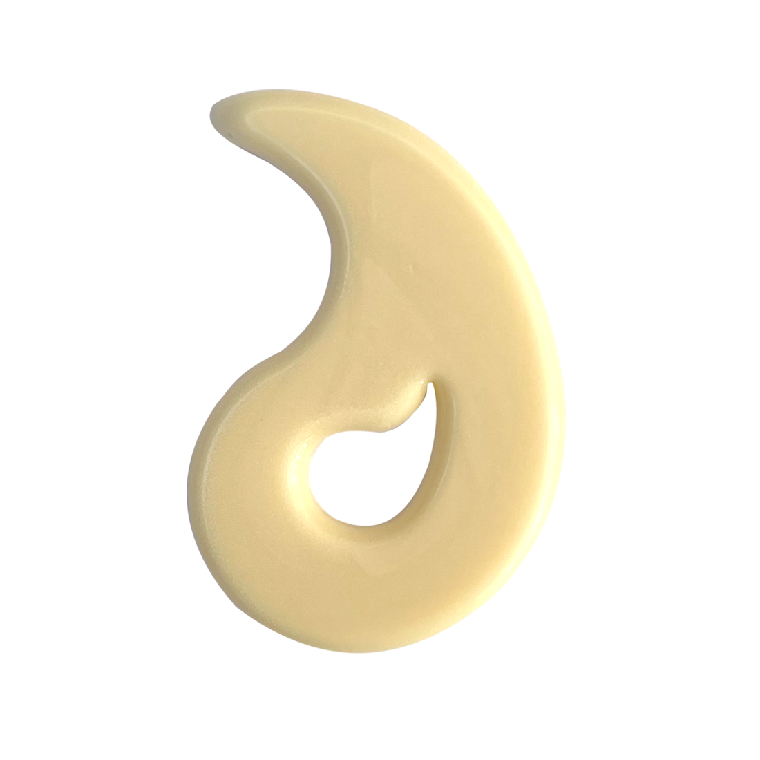 Gota ondulada de chocolate blanco 46 × 37 mm (240 u.) · 120 unidades · Artipas