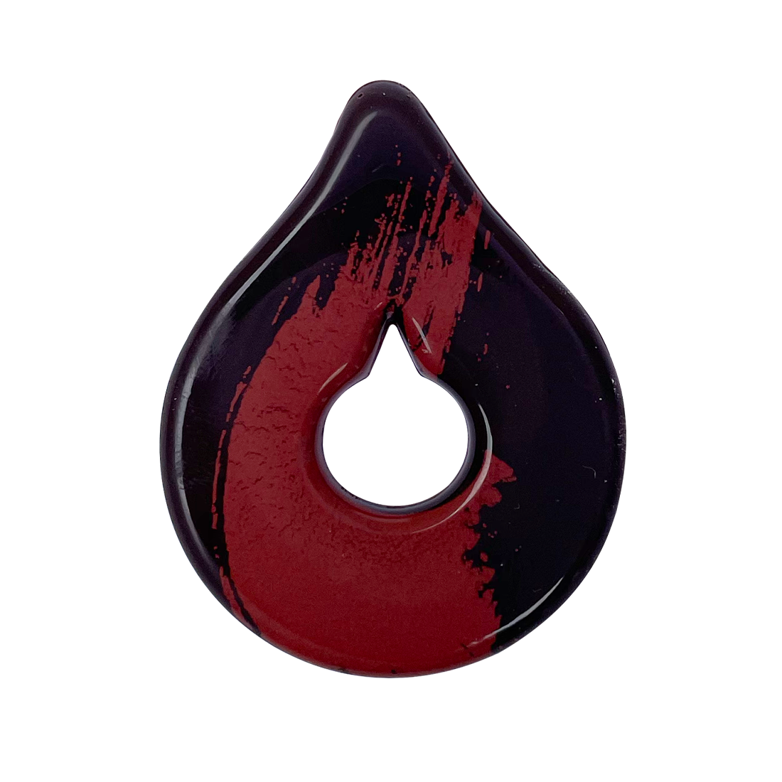 Gota roja de chocolate negro 46 x 37 mm (132 u.) · 114 unidades · Artipas