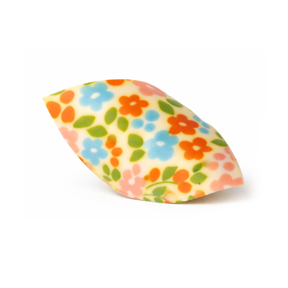 Rizo floral de chocolate blanco 30 x 30 mm (220 u.) · 40 unidades · Artipas