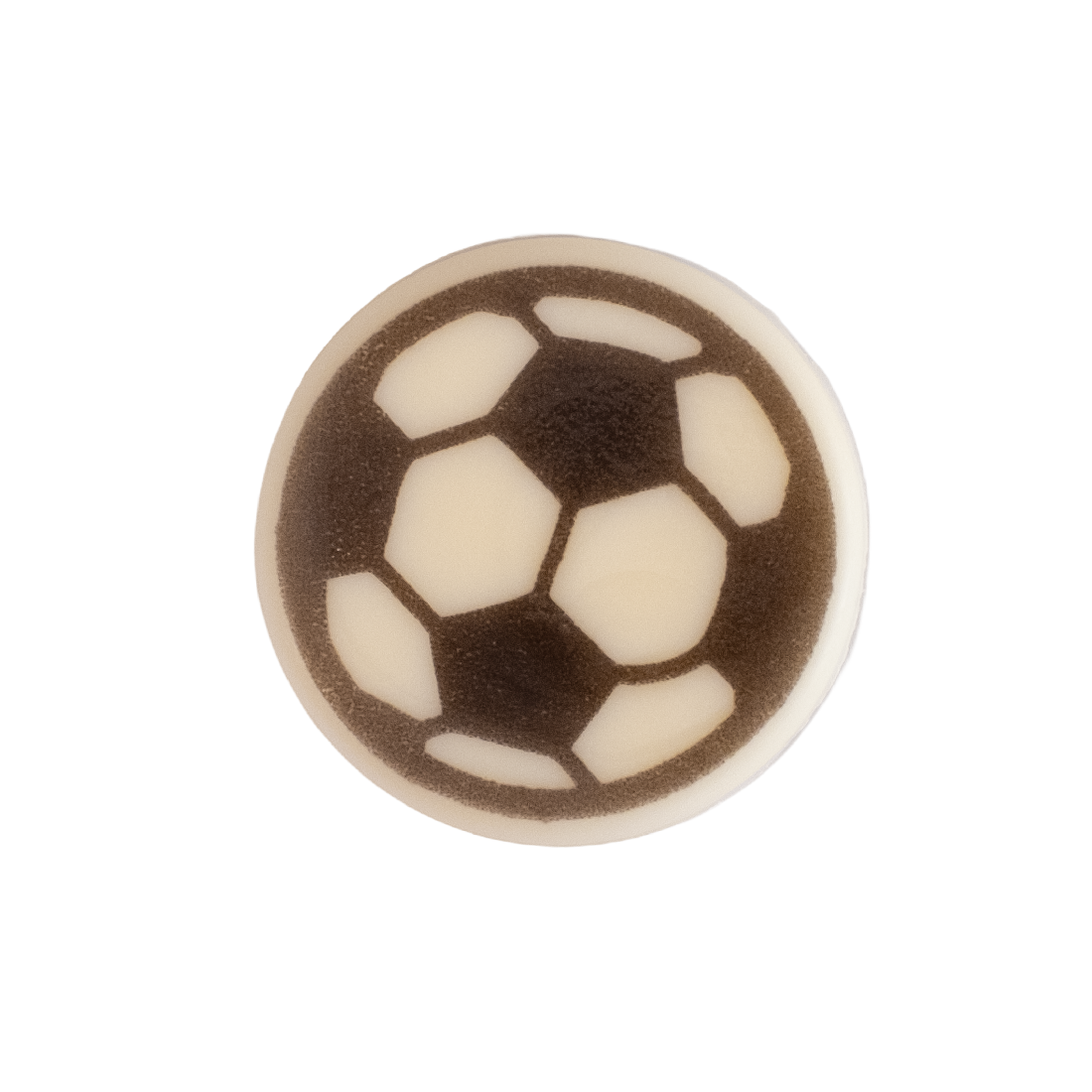 Balón de fútbol 2D de chocolate blanco Ø 30 mm (140 u.) · 140 unidades · Artipas