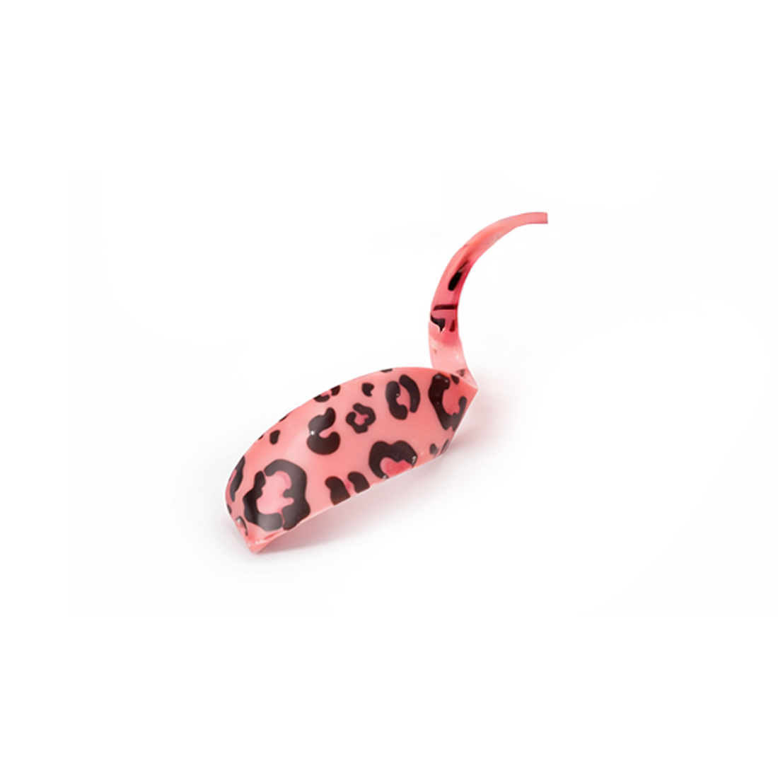 Lazo animal print rosa de chocolate blanco 120 x 25 mm (92 u.) · 92 unidades · Artipas