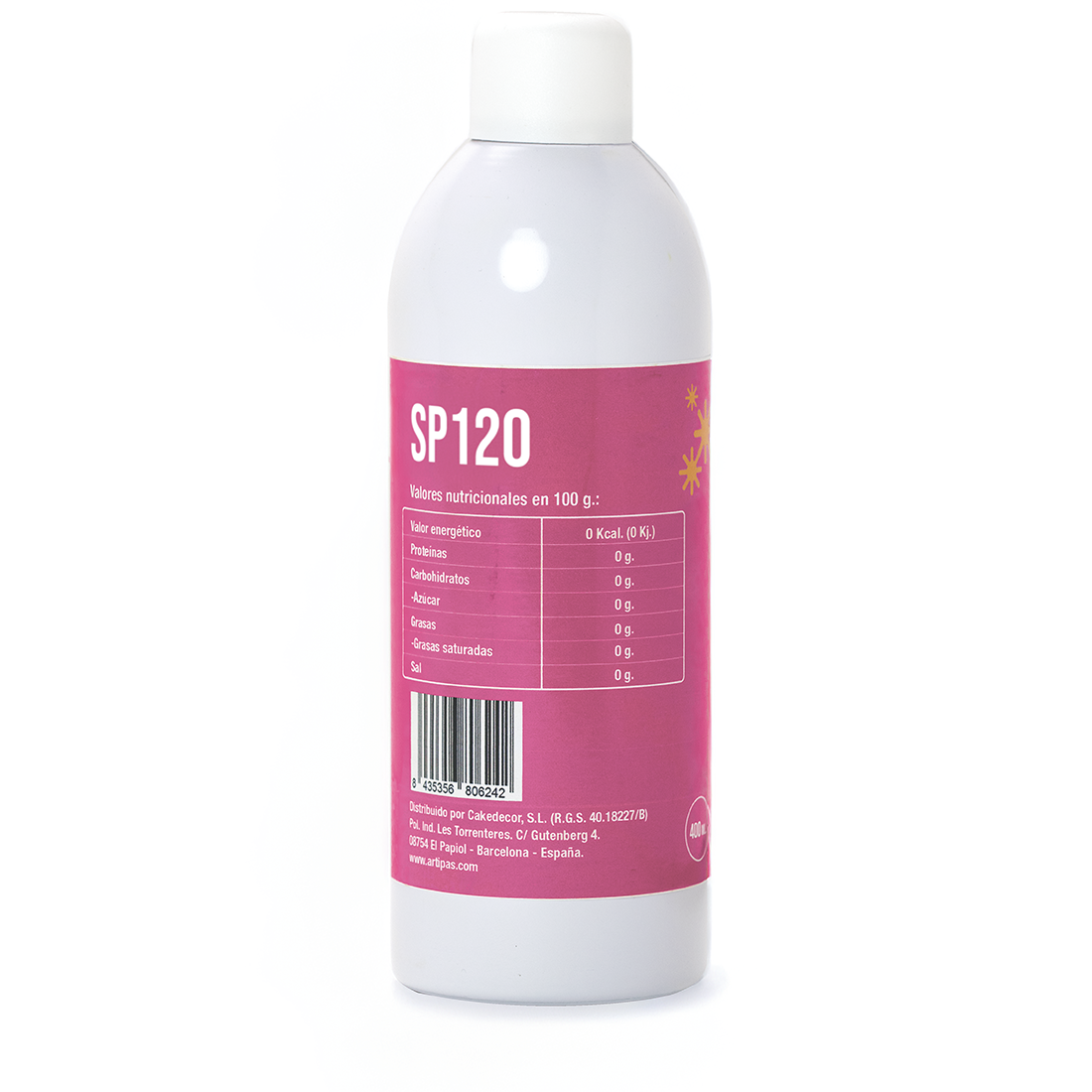 Colorante espray perlado rosa - base alcohol (400 ml) · Artipas
