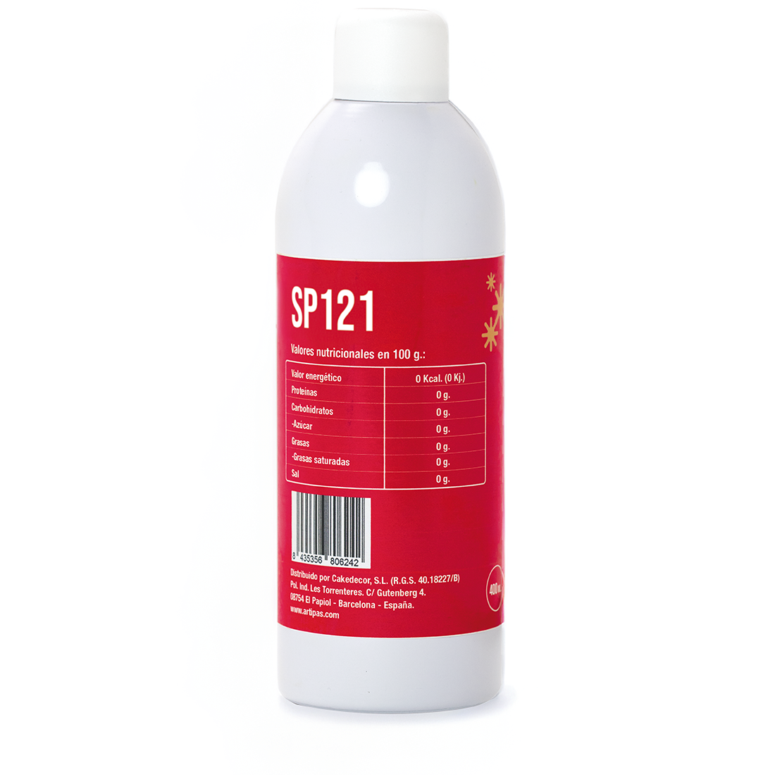 Colorante espray perlado rojo - base alcohol (400 ml) · Artipas