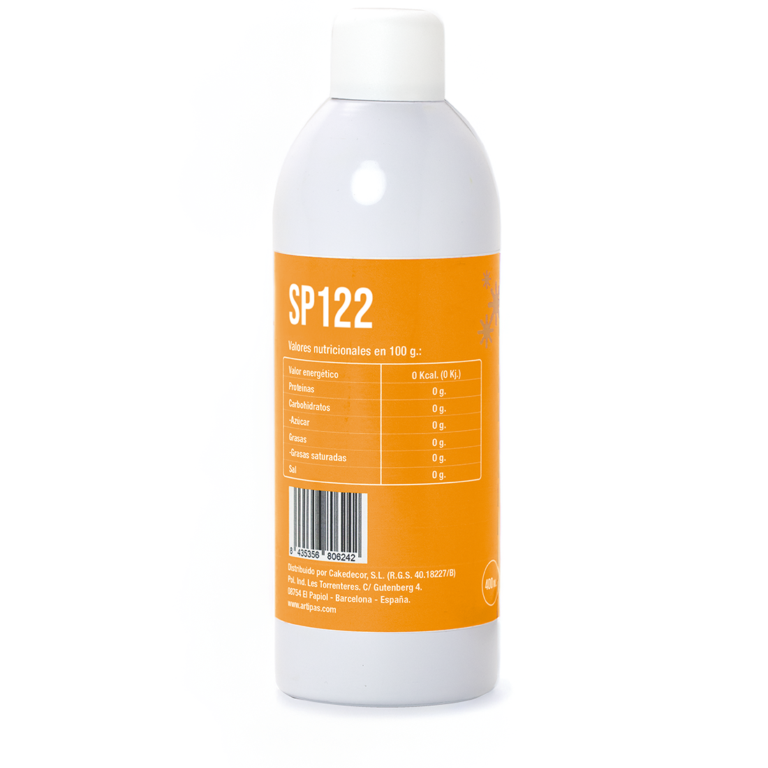 Colorante espray perlado naranja - base alcohol (400 ml) · Artipas