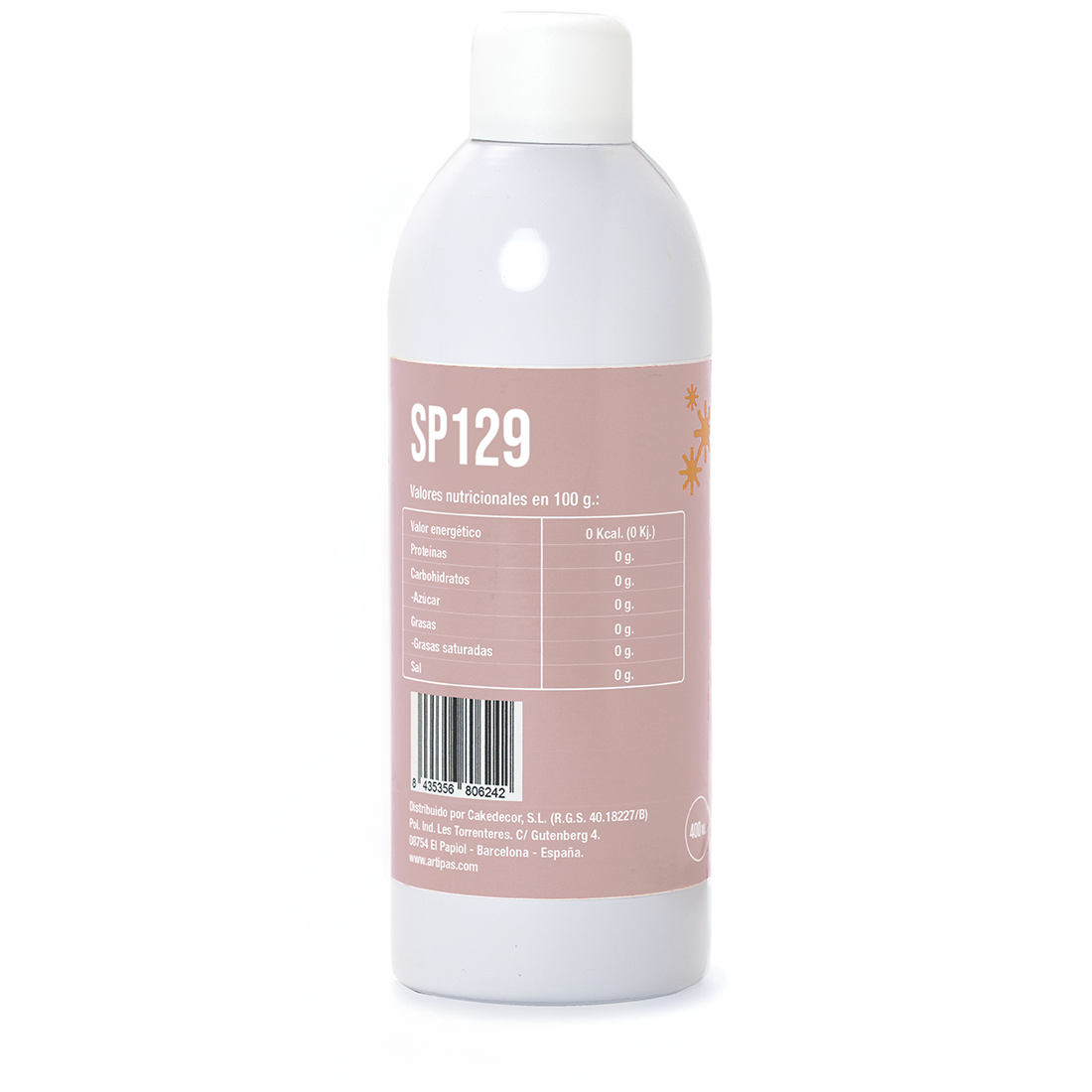 Colorante espray perlado oro rosa - base alcohol (400 ml) · Artipas