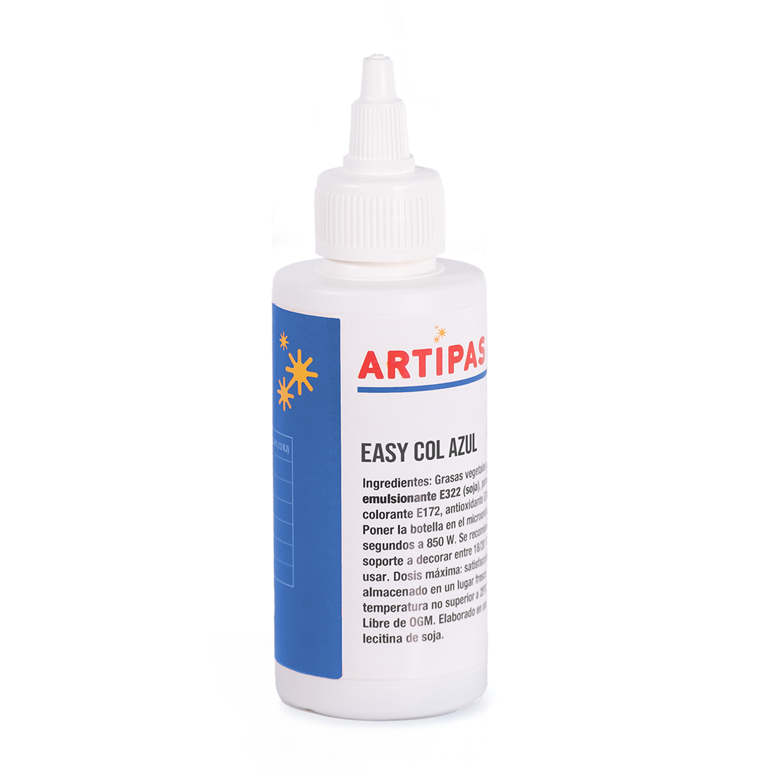 Colorante en pasta concentrado azul - base aceite (25 ml) · Artipas