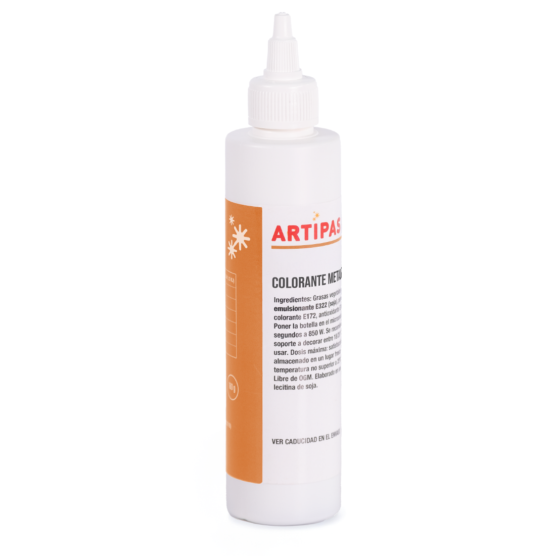 Colorante líquido metalizado para aerógrafo bronce - base alcohol (180 ml) · Artipas