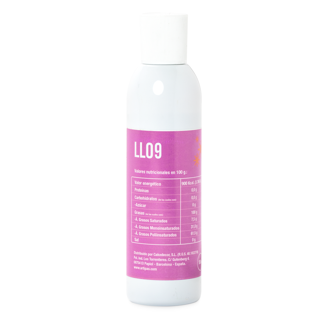 Colorante líquido liposoluble rosa (180 ml) · Artipas