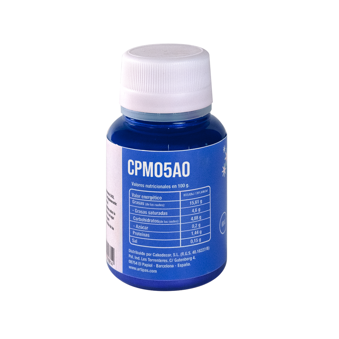 Colorante en polvo metalizado azul oscuro (5 g) · Artipas