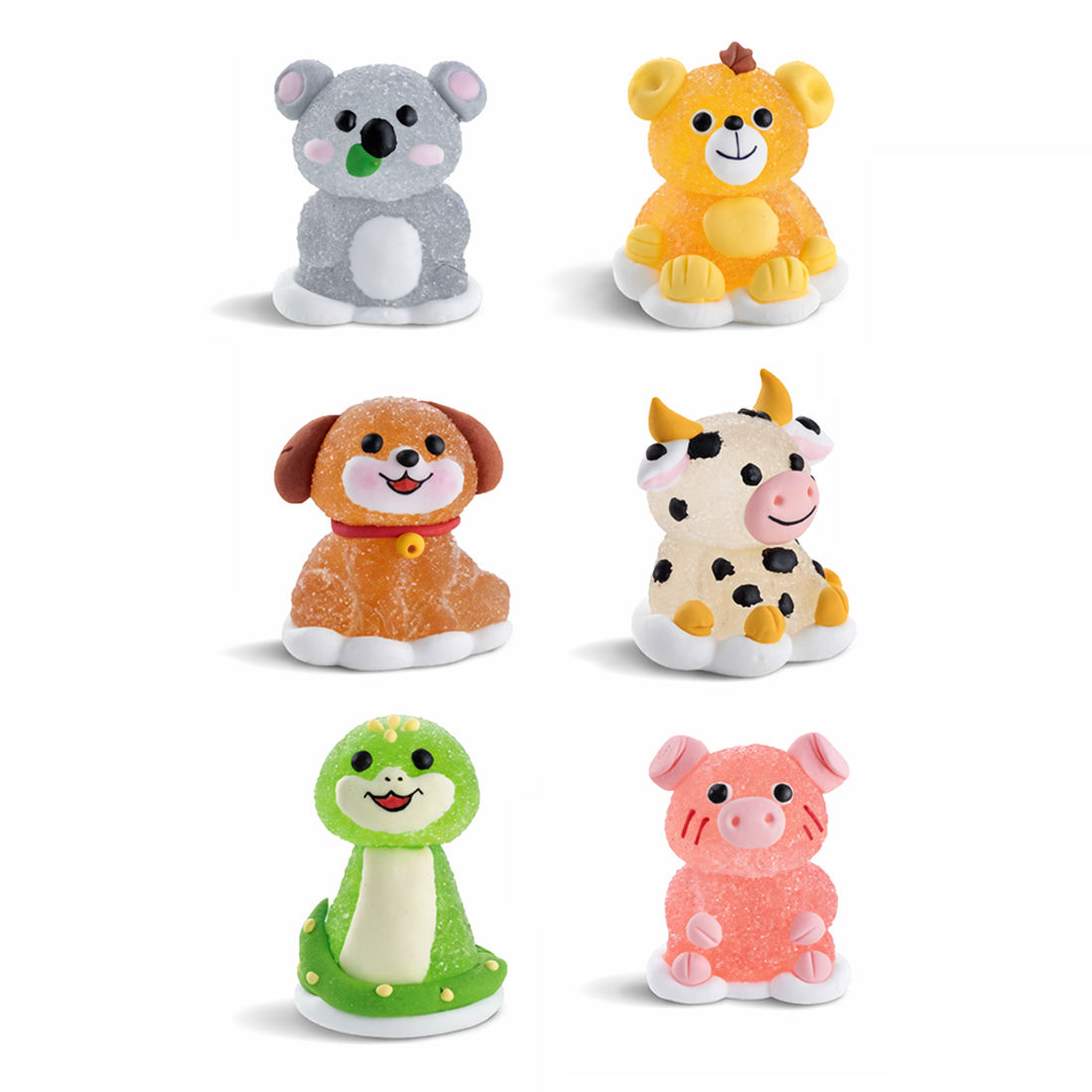 Figuras de Animales de Gelatina y Azúcar · Artipas