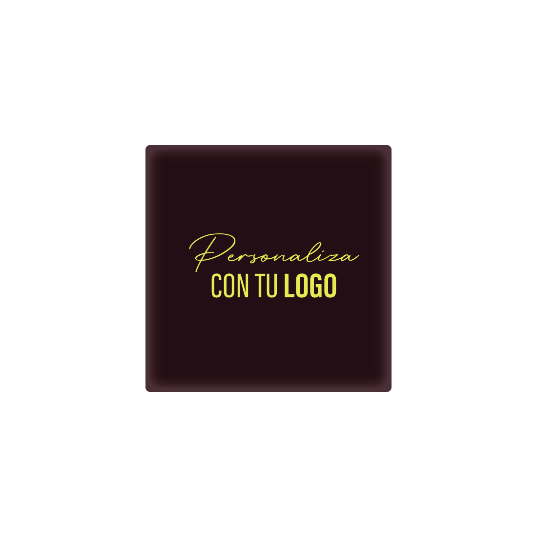 Placa personalizada de chocolate cuadrada 30x30 mm (432 u.) · Artipas