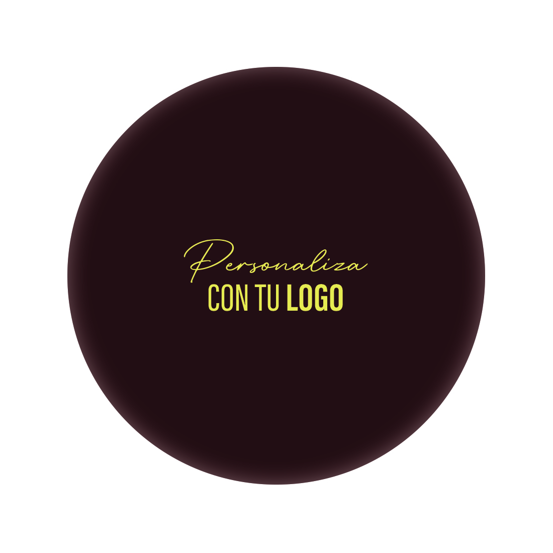 Placa personalizada de chocolate circular ø80 mm (240 u.) · Artipas