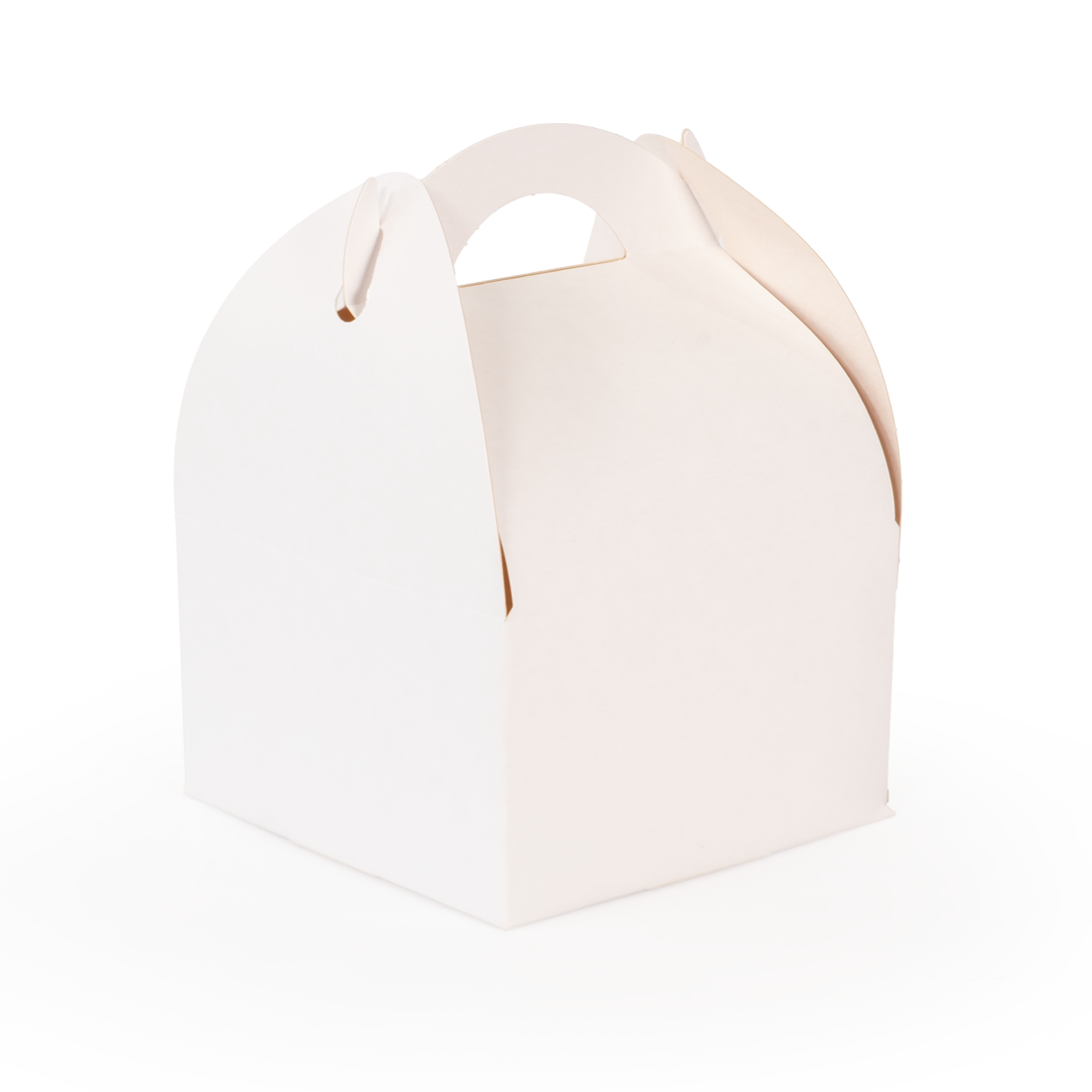 Caja con asa blanca de cartón -Anónima- 170x100 h45 mm (50 u.) · Artipas