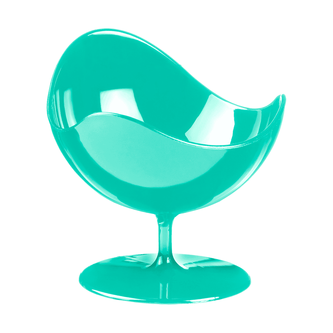 Sillón esfera verde agua de poliestireno ø70 h70 mm (2 u.) · Artipas