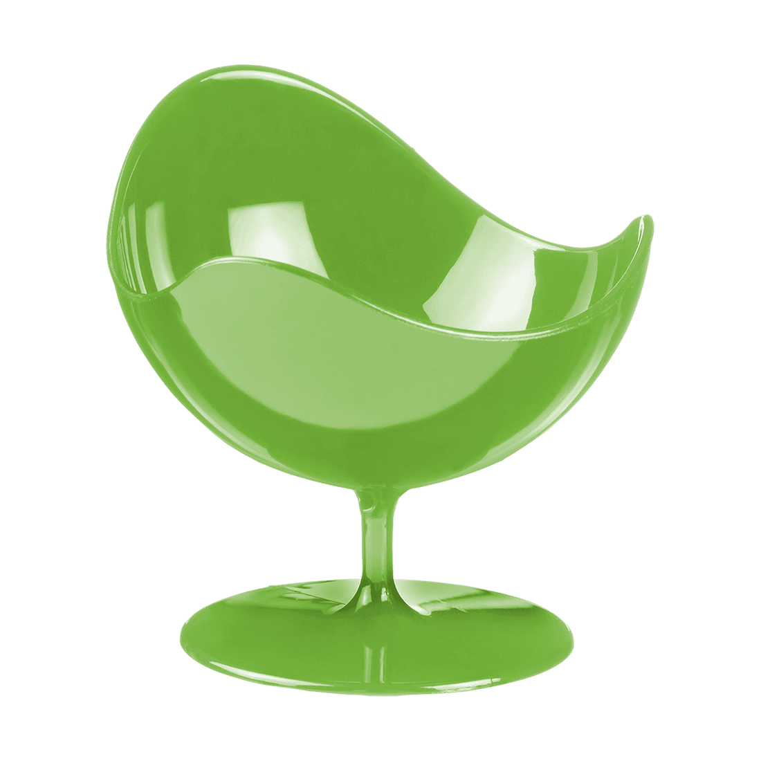Sillón esfera verde anís de poliestireno ø70 h70 mm (2 u.) · Artipas