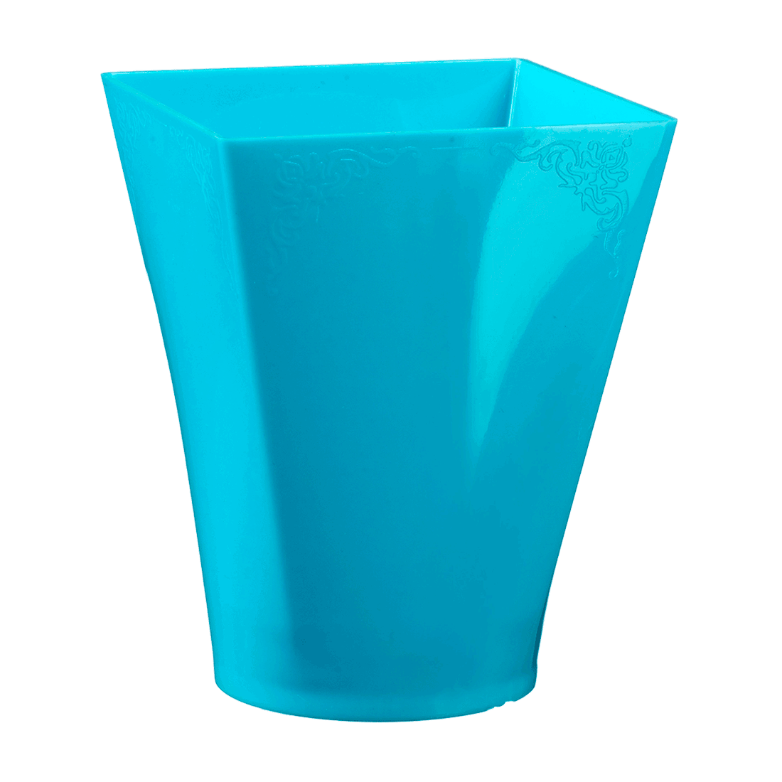 Mini vaso Gustav azul cielo de poliestireno 58,5x58,5 h75 mm 150 ml (4 u.) · Artipas
