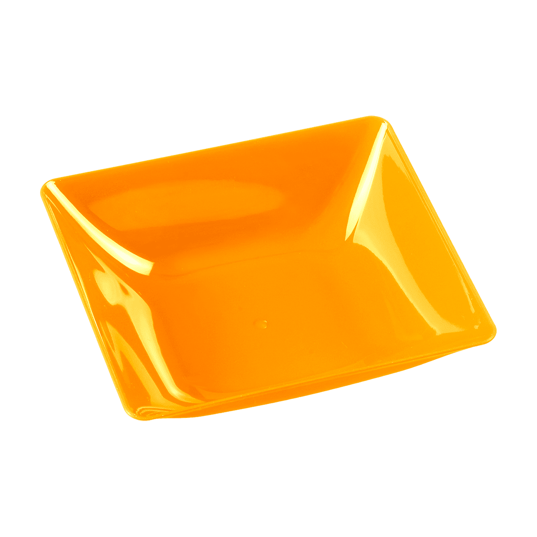 Cuenco Fluid naranja de poliestireno 95x85 h25 mm (6 u.) · Artipas