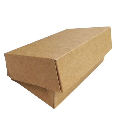 Cajas laminadas kraft cierre estanco  · 180 x 120 x 49 mm · 350 unidades · Vifra