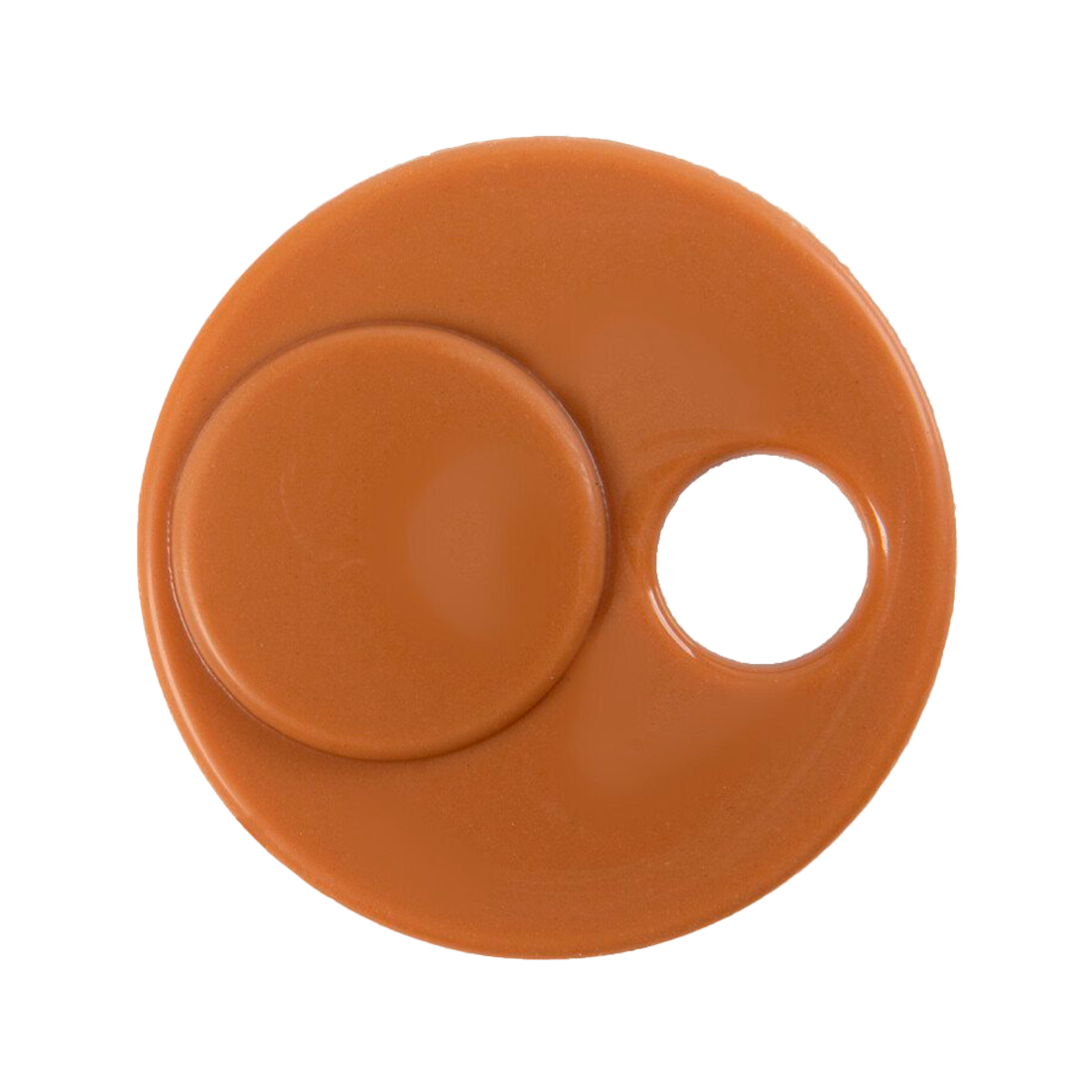 Placa círculo de chocolate blanco sabor caramelo Ø50 mm (60 u.) · 60 unidades · Artipas