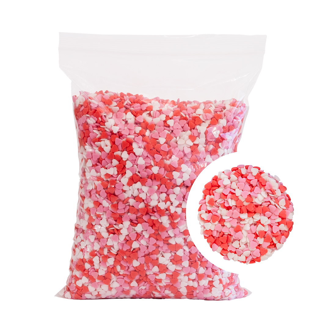 Corazones de Azúcar Surtidos Bolsa (1 kg) · Artipas