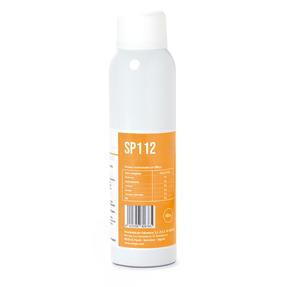 Colorante espray perlado naranja - base alcohol (150 ml) · Artipas