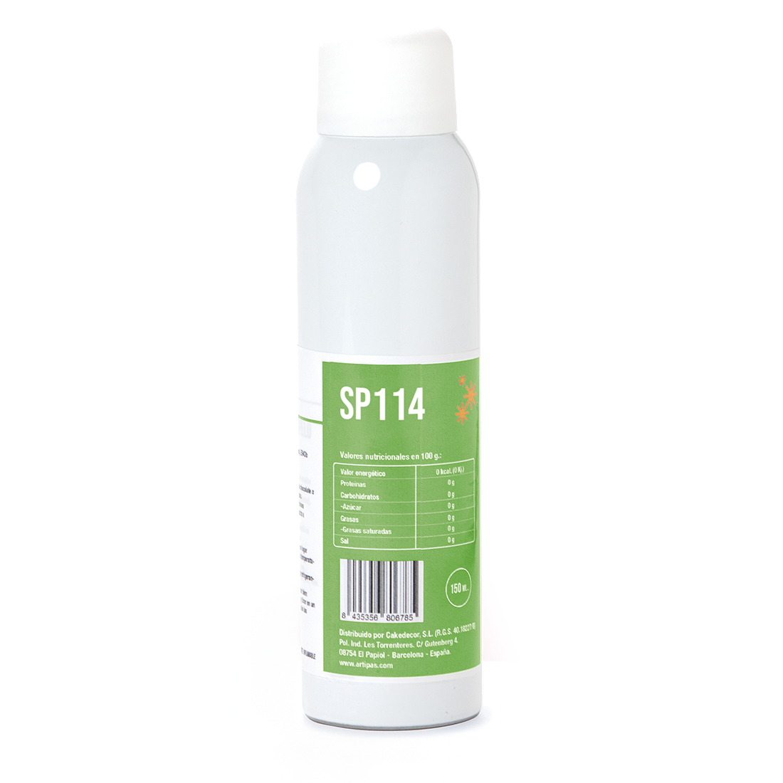 Colorante espray perlado verde - base alcohol (150 ml) · Artipas