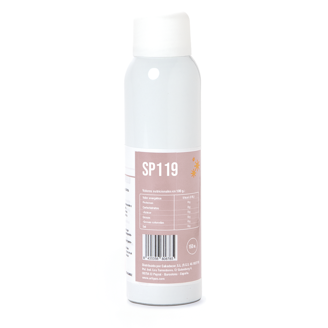Colorante espray perlado oro rosa - base alcohol (150 ml) · Artipas