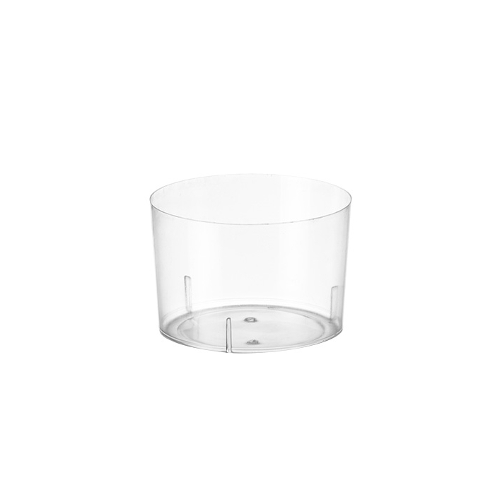 Vaso Chiquito Ps. Inyectado 220ml. Transparente Reutilizable (C/600uds) · 600 unidades · VasoMadrid