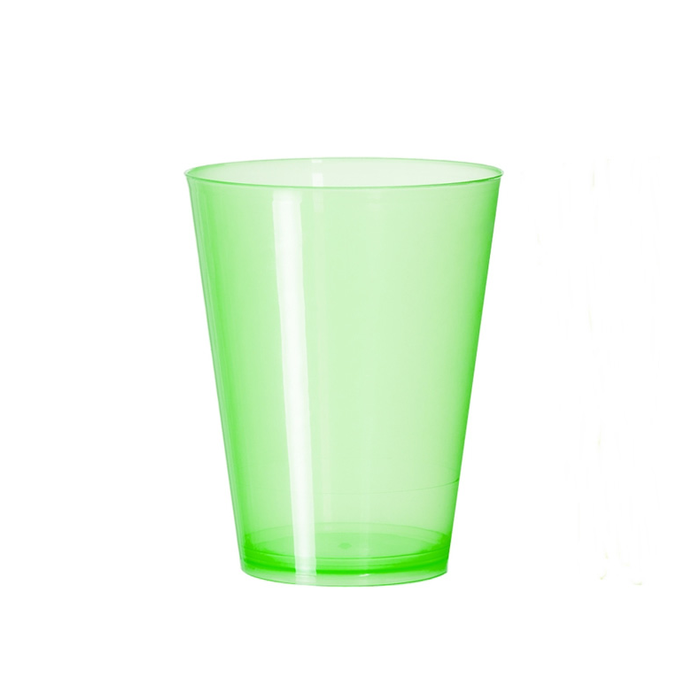 Vaso Sidra Pp. Inyectado 470ml. Verde Reutilizable (C/500uds) · 500 unidades · VasoMadrid