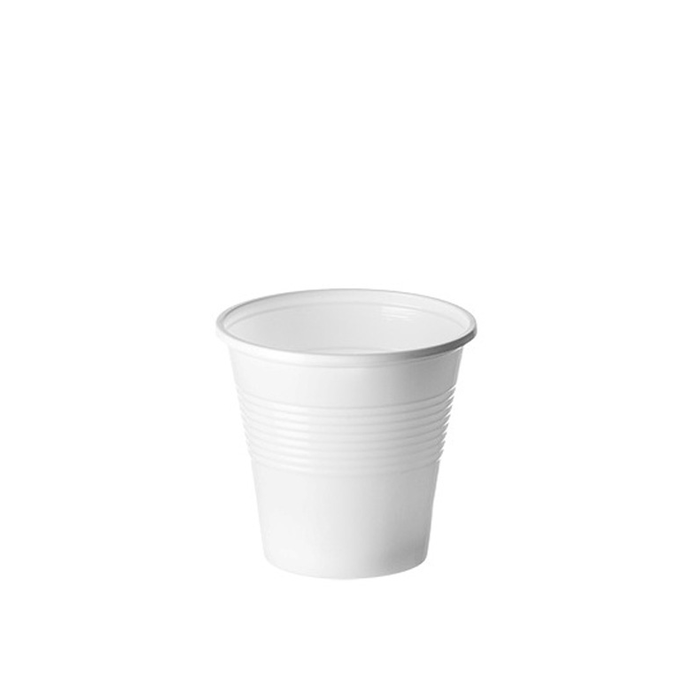 Vaso Pp. 80ml. Blanco Reutilizable (C/4800uds B/100uds) · 4800 unidades · VasoMadrid