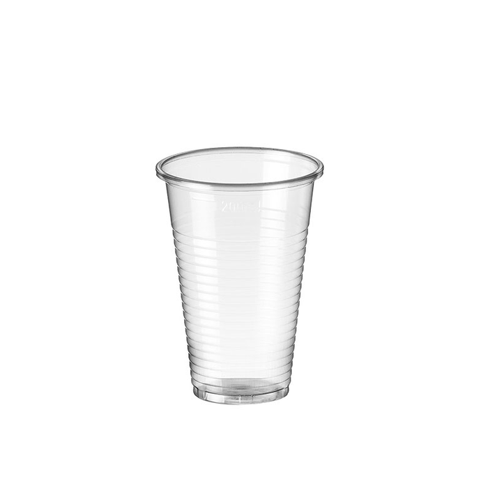 Vaso Pp. 220ml. Transparente Reutilizable (C/3000uds B/100uds) · 3000 unidades · VasoMadrid
