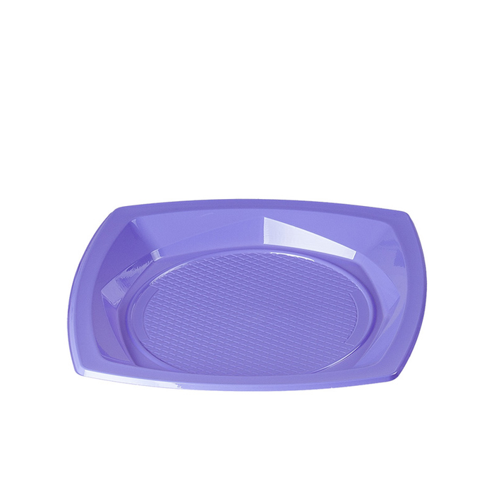 Plato Cuadrado Violeta 17x17cm. (C/1000uds B/25uds) · 1000 unidades · VasoMadrid