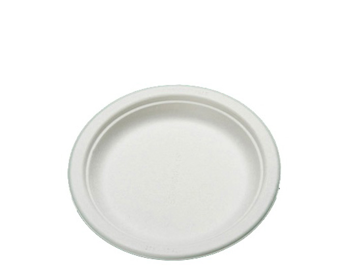 Plato Redondo Caña De Azucar Ø17cm. (C/1000uds B/125uds) · 1000 unidades · VasoMadrid