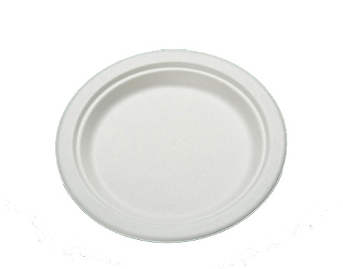Plato Redondo Caña De Azucar Ø22cm. (C/500uds B/125uds) · 500 unidades · VasoMadrid